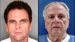Richard DeLisi at the start of his sentence (left) and now, 31 years later